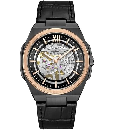 Buy Kenneth Cole Automatic Black Round Dial Men's Watch | Genuine