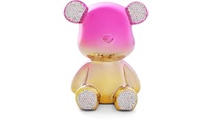 ZOE 61 Scultura Orsetto in Resina Metallizzata | Statuette Decorative Casa | Soprammobili Moderni | Orsetti Soprammobile Moderno | Statue Decorazione Casa | Bomboniere Matrimonio