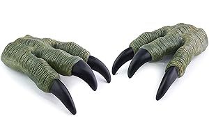 ULALAZA 1 Paar Jurassic World Dinosaur Claws Fun Dino Spielzeug für Kinder und Erwachsene Party Supplies