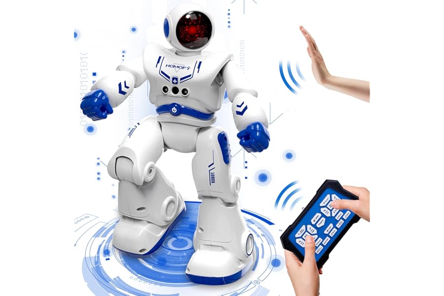 Kaybolge Kids Toys for 4 Year Old Boy Girls Remote Control Robot Kits with RC Smart Gesture Sensing Educational for Kids Christmas Birthday Gifts for 4 5 6 7 8 9 10 11 12 Years Old Boys Girls