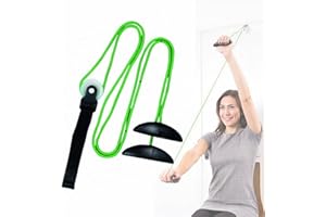 FFDASHUN Shoulder Exercise Pulley Shoulder Pulley for Physiotherapy Doorway Shoulder Exercise Pulley Rotator Cuff Exerciser for Arm Rehabilitation Frozen Tendonitis