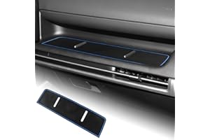 KUNGKIC Tapis Antidérapant pour Plateau de Siège Passager for Hyundai Tucson 2025 Accessories en Silicone Mat Rubber Mat (Bleu)