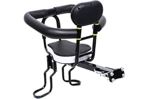 HARBIN-STAR Seggiolino Bici per Bambini Anteriore Seggiolino Anteriore per Bicicletta Seggiolino per Bicicletta con Regolazione del Pedale per Bambini dagli 6 Mesi ai 3 Anni