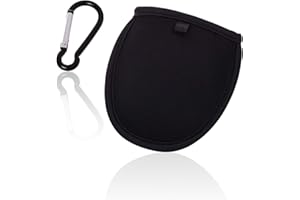 KOSTOO Pochette de nettoyage de balle de golf, pochette de lavage de balle de golf, rondelle de balle de golf de poche avec clip