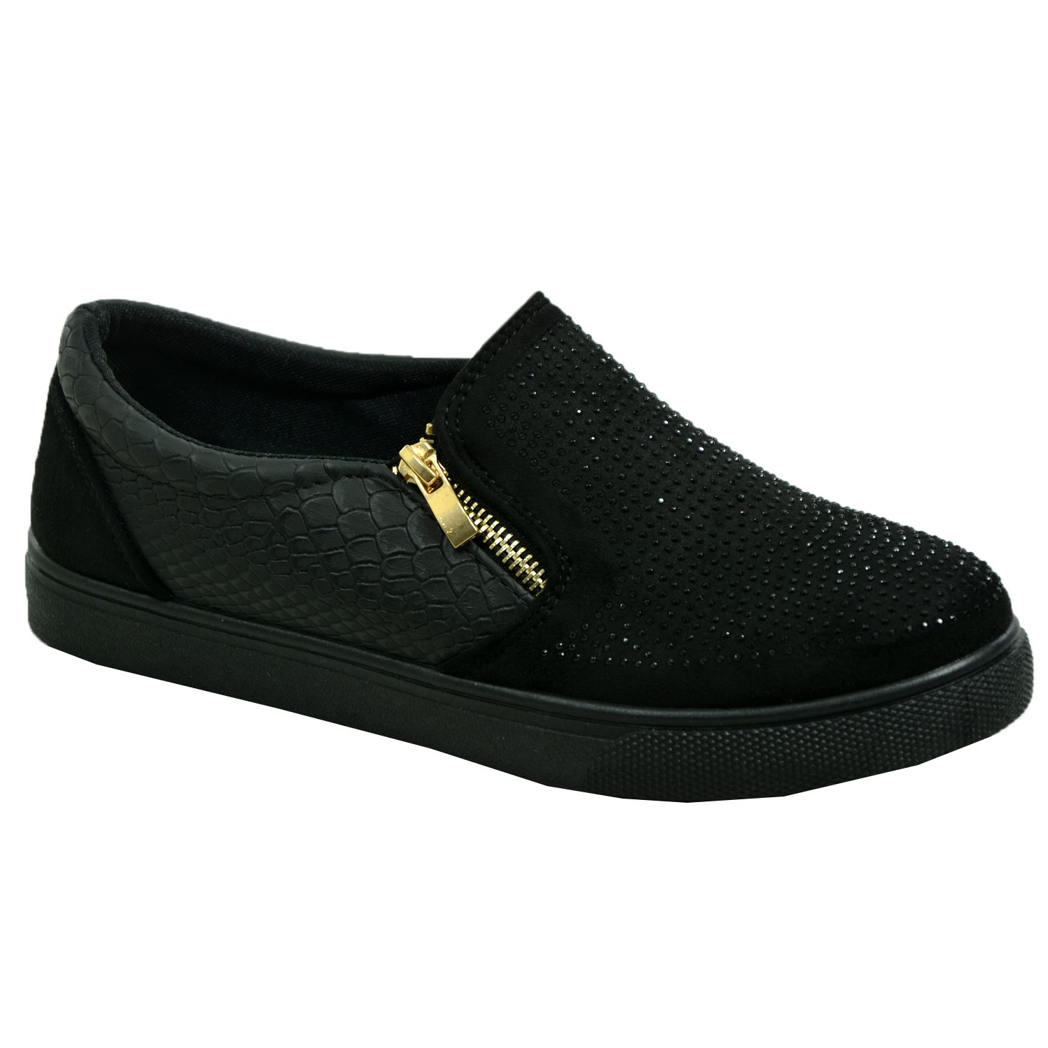 studded slip on trainers