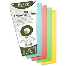 Intercalaires Blancs 100 Pièces – 190 G/m², 24x10,5 Cm – Perforés, Solides, Imprimables – Certifié Ange Bleu - 8