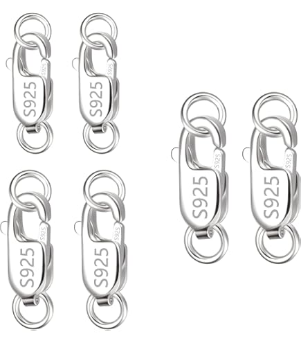 Acier Inox: 10 Fermoirs Mousquetons 15 Mm, Steel Stainless - Acier Inox/Apprêt - Miracles Merceries