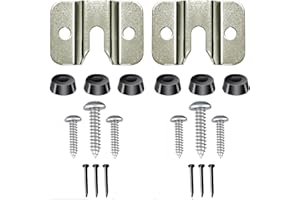 WEHERS Dartboard Bracket, 2 Dart Board Hanging Kits Includes Screws and Stabilisers, Dart Board Bracket for Wall Compatible with Most Dartboards