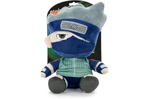 BARRADO Naruto Charakter Plüschtiere - Naruto, Itachi, Kakashi - Sitzend ca. 24 Zentimeter - Super Soft Qualität (Kakashi)