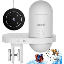 Mangiatoia Automatica Per Pesci WiFi AXTMR - Controllo Da App, Timer, Serbatoio Grande, Anti Intasamento