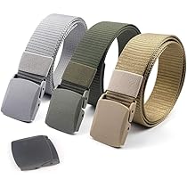 canvas slide belt