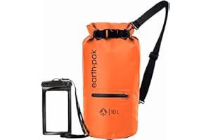 Earth Pak Sac étanche avec Poche - pour Kayak, Bateau Excursion, Canoë, Pêche, Rafting, Natation, et Snowboard