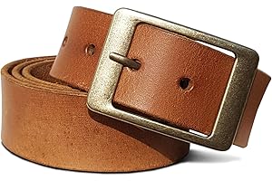 ROYALZ Pasek skórzany w stylu vintage, damski do dżinsów, garnituru, spodni damskich, 4 mm, gruby, skóra pełna, 38 mm, pasek damski