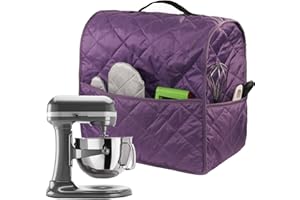 3DTENGKIT Standmixer-Abdeckung-Mixer-Staubschutz-Organizer-Tasche für Mixer, um ihn sauber und sicher zu halten (Beinhaltet keinen Mixer) (purple)
