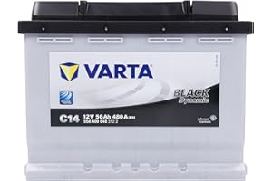 Varta Black Dynamic C14 Batterie Voitures, 12 V 56Ah 480 Amps (En)