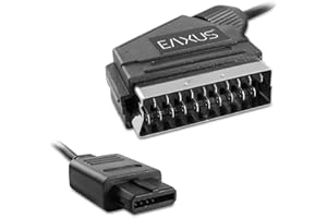 Eaxus® RGB Scart Cable adatto a Nintendo Gamecube e SNES - 1,80 metri per la migliore qualità dell'immagine