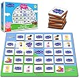 Wembley – Peppa Pig Magnetic Memory Match Game for Kids Family Fun & Fast Children Learning & Educational Brain Memory Game Puzzle 32 Tiles with 64 Picture Icons Birthday Gift for Boys Girls