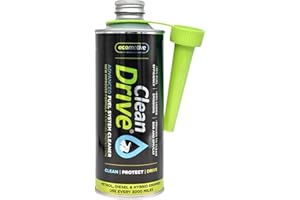 ECOMOTIVE Fuel, Exhaust & DPF Cleaner – Eco-Motive Clean Drive Diesel Injector Cleaner - Improves Fuel Efficiency – EGR Cleaner to Restore Engine Performance – For Petrol, Diesel & Hybrid Vehicles – 450 ml