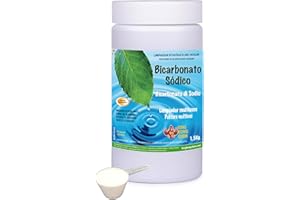 DIASA INDUSTRIAL BICARBONATO DE SODIO 1,5 KG Limpiador Ecológico Hogar. Incluye cucharilla dosificadora - DIASA