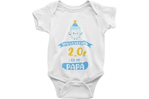 SAQUITOMAGICO Body bebe algodón divertidos para papas y mamas. Bodys con frases graciosas