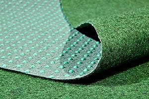 MadeInNature® Moquette di Colore Verde Prato all'aperto o al Chiuso | Le scelte di Grande Formato | Tappeto Tipo Turf - per Giardini, Cortili | Ambientazione Esterna Pavimentazione