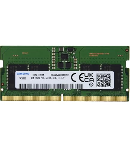 RAMAXEL 8GB DDR5 SODIMM PC5-5600B-SC0 1Rx16 1.1V SO-DIMM 262-Pin