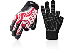 Vgo... Età 8-9 Guanti traspiranti da vela, canottaggio, canottaggio e kayak per bambini (SL0058-K)..