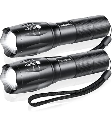 HYVCZP LED-Taschenlampe 3er Pack – Verstellbarer Fokus, 3 Modi, Wasserdicht, Superhell Für Camping & Outdoor