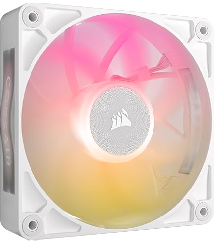Ventola Corsair QX120 RGB Bianca - ICUE LINK, Kit Starter Con Effetto Luce - Foto 10