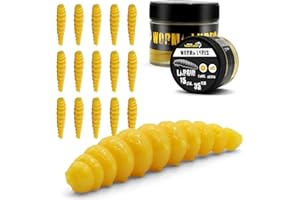 Troutlook Worma Lures - Largio Forellengummi, 15 Stück, Ideal für Forellen