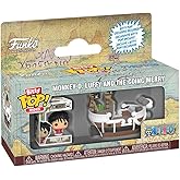 Funko Pop! Bitty Ride: One Piece - Going Merry with Monkey D. Luffy - 0,9 in&ccedil; ve 1,3 in&ccedil; (2,3 ve 3,3 cm) - Anime Koleksiyonlu