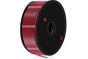 Cavo Elettrico da 0,52 mm² - XINWANG Cavo Elettrico 20 Gauge in Alluminio Rivestito di Rame (15 metri Nero/Rosso) - Alta Conduttività, Isolato in PVC, 300V/600V, Ideale per Progetti Domestici e DIY