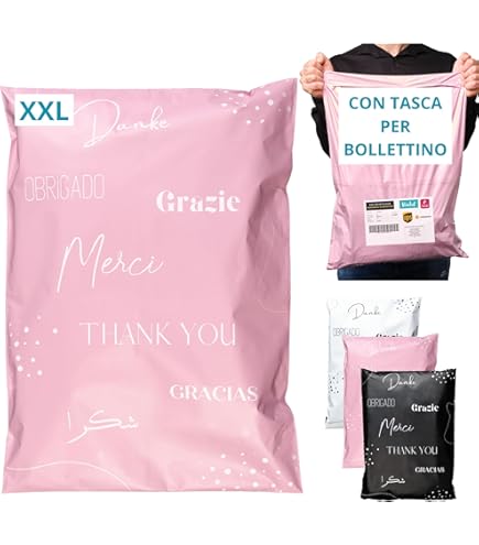 Buste Postali Autosigillanti Viola 305x405mm - 50 Pezzi 60 Micron Per Spedizioni E Pacchi - Foto 7