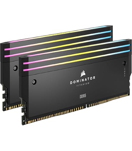 CORSAIR DOMINATOR TITANIUM RGB DDR5 RAM 48GB (2x24GB) DDR5
