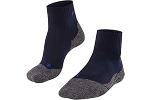 FALKE Damen TK2 Cool Short Wandersocken mittelstarke Polsterung antiblasen Trekkingsocken kühlend vegan Socken Wandern schnelltrocknendes atmungsaktives Lyocell Funktionsmaterial 1 Paar