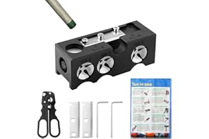 Gosknor Herramientas de Punta de Billar 10 en 1, Moldeador de Puntas de Taco de Billar con Tijeras para Cabeza de Taco de Billar Hojas de Repuesto Llave Hexagonal Accesorios para Billar