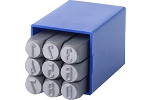 GRAVUREM-SR Jeu chiffres à frapper 0-9 / 10mm