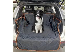 Car Trunk Pet Mat Waterproof&Dirt-Proof,Heavy Duty 600D Oxford Cloth Rear Cargo Liner Large Boot Dog Seat Cover Universal Fit