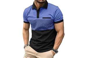GENERIC Men's Polo Shirt Short Sleeve Golf Athletic Casual Business Office Top Tee Multi Colors