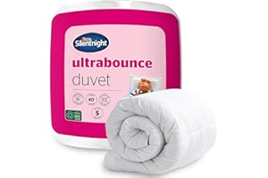 Silentnight Ultrabounce 13.5 Tog King Size Duvet - Thick Warm Winter Duvet Quilt Hypoallergenic and Machine Washable - King Size Bed, White