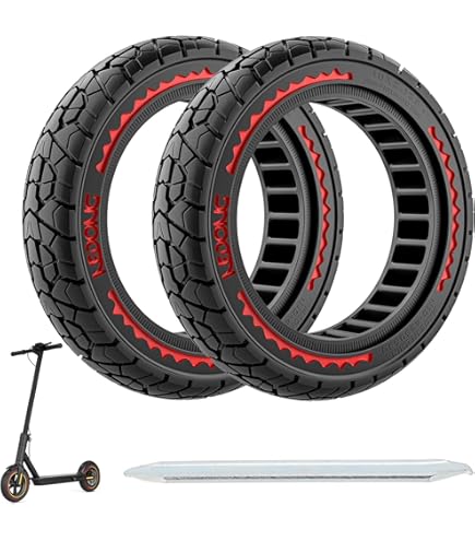 PNEUMATICO PIENO GOMMA Solida Ruota 10 X 2.50 Per Xiaomi Ninebot Max - Foto 5
