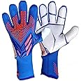 SONLED Goalkeeper Gloves, Youth Football Gloves, Professional Men's Latex Football Goalkeeper Gloves, Finger Protection Football Goalkeeper Gloves