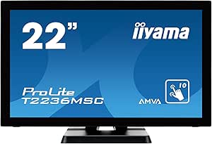 iiyama T2236MSC-B2 22" ProLite HD Multi Touch AMVA LED Monitor - Black