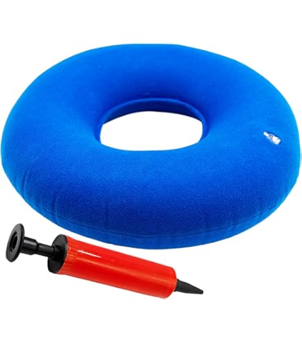 Coussin Coccyx Coussin Hémorroïdes Gonflable - Anneau Ergonomique Pour Siège De Bureau/voiture | Soulagement Coccyx Coussin Hémorroïdes Orthopédique