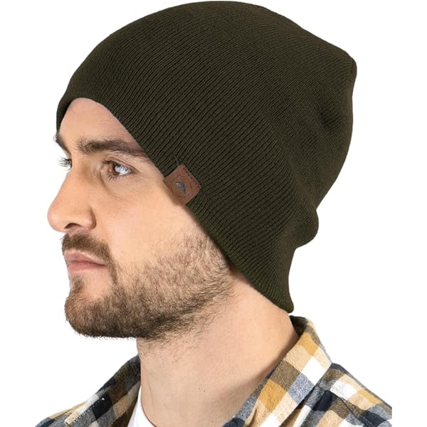 Century Star Beanie Hat - Soft Acrylic Knit Skull Cap For Men & Women (Black, Navy, Grey) - View #5