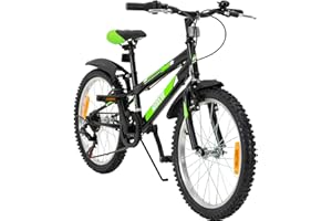 ‎ACTIONBIKES MOTORS Actionbikes Kinderfahrrad Arrow | 20 Zoll 24 Zoll - V-Brake Bremsen - Fahrrad für Kinder von 6-12 Jahren - Schutzblech v. / h - Kinder Fahrrad für Mädchen & Jungen - Fahrräder - Bicycle - Kinderrad