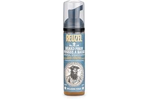 ‎REUZEL Reuzel Beard Foam - Scented Cream that Reduces Beardruff and Itchy Skin - Men's Grooming Conditioner that Quickly Absorbs into Skin - Vegan Moisturizer for Him with an Everyman Fragrance - 70 ml