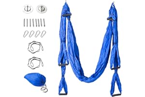 Brinny Aerial Yoga Schaukel Swing Equipment Ultra Starke Antigravity Yoga Hängematte Trapez Sling Für Antigravity Yoga Inversion Übungen - 2 Extensions Straps 2 Hängeplatte Enthalten