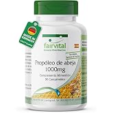 fairvital Bee Propolis 1000mg, Natural Bee Resin Extract, with 3% Galangin, HIGH DOSE, 90 Tablets