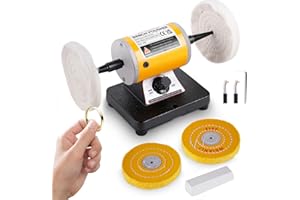 BAOSHISHAN Machine de polissage de tour de polisseur de banc polissant la polisseuse à vitesse variable de moteur 220V